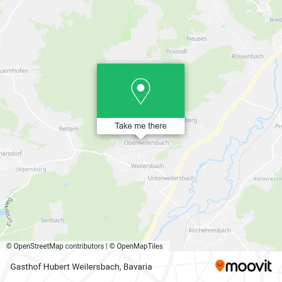 Gasthof Hubert Weilersbach map