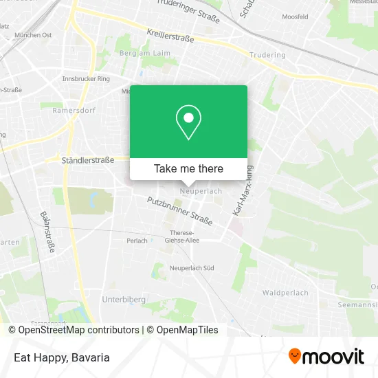 Eat Happy map