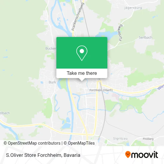 S.Oliver Store Forchheim map