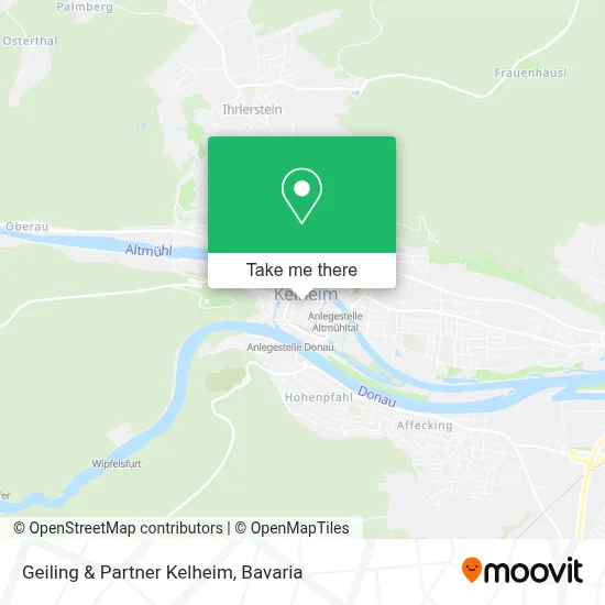 Geiling & Partner Kelheim map