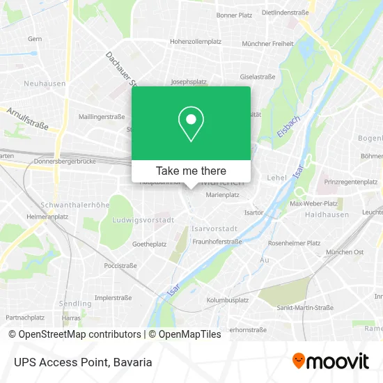 Ups Access Point map
