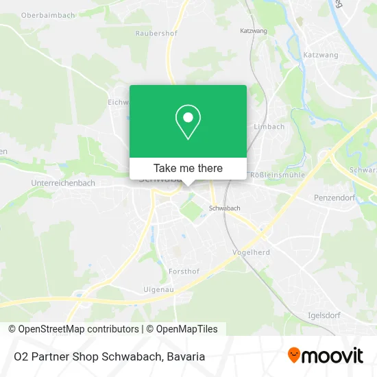 O2 Partner Shop Schwabach map