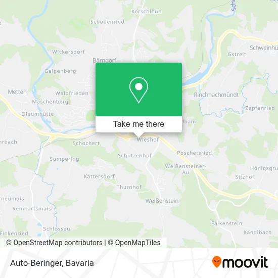 Auto-Beringer map