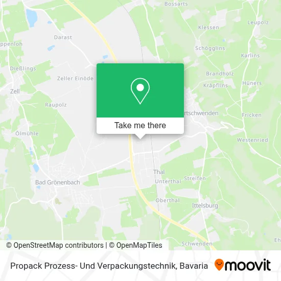 Propack Prozess- Und Verpackungstechnik map