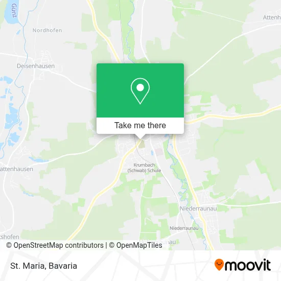 St. Maria map
