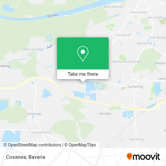 Cosanea map
