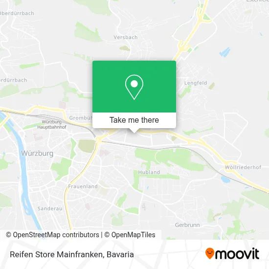 Reifen Store Mainfranken map