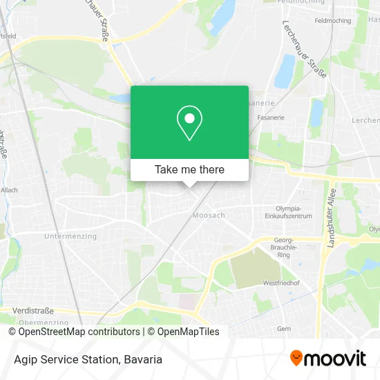 Agip Service Station map