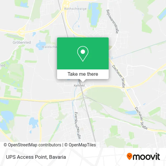 Ups Access Point map