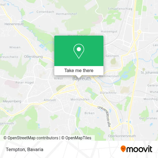 Tempton map