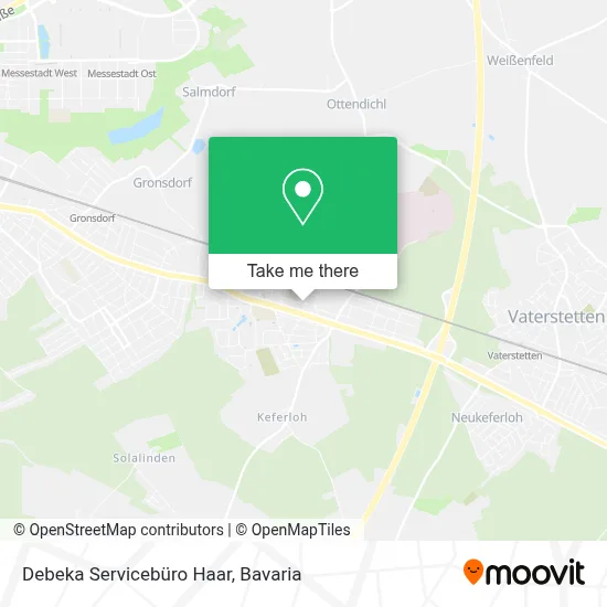 Debeka Servicebüro Haar map