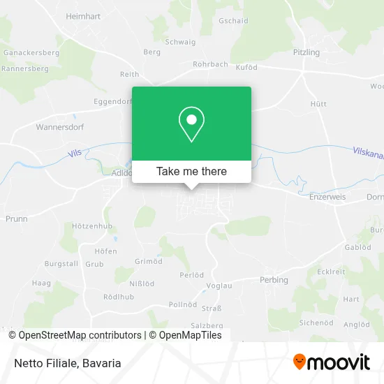 Netto Filiale map