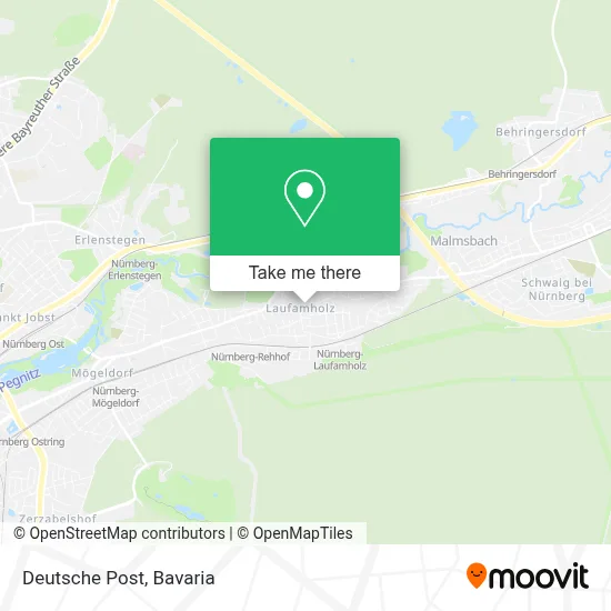 Deutsche Post map