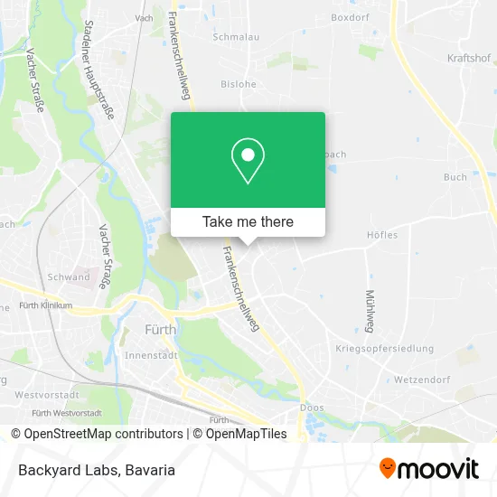 Backyard Labs map
