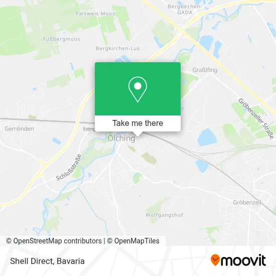Shell Direct map