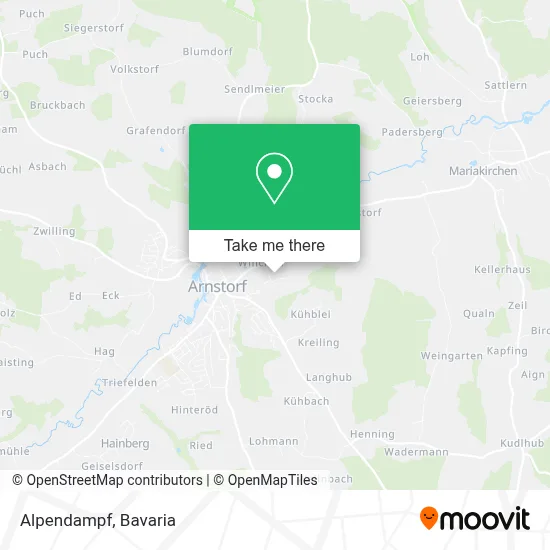Alpendampf map