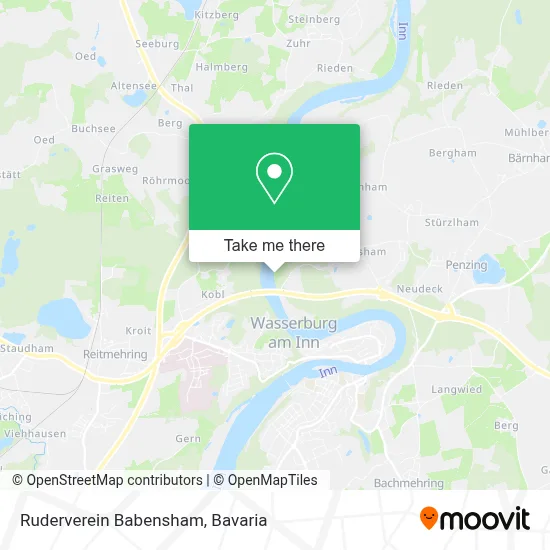 Ruderverein Babensham map