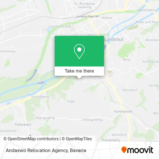 Andaswo Relocation Agency map