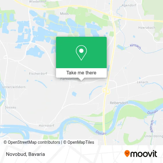 Novobud map