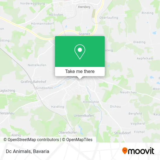 Dc Animals map