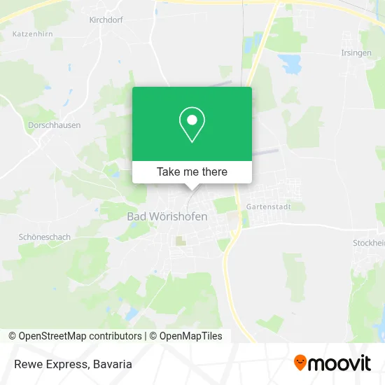 Rewe Express map