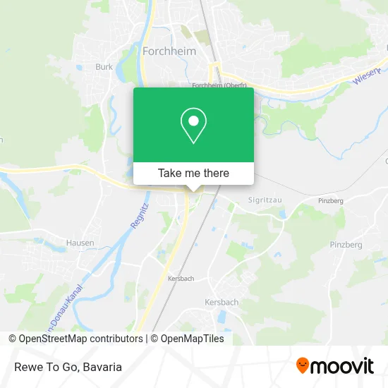 Rewe To Go map