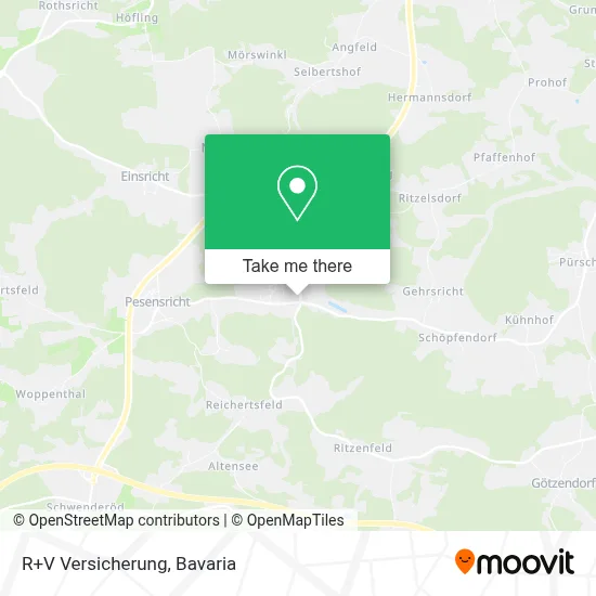 R+V Versicherung map