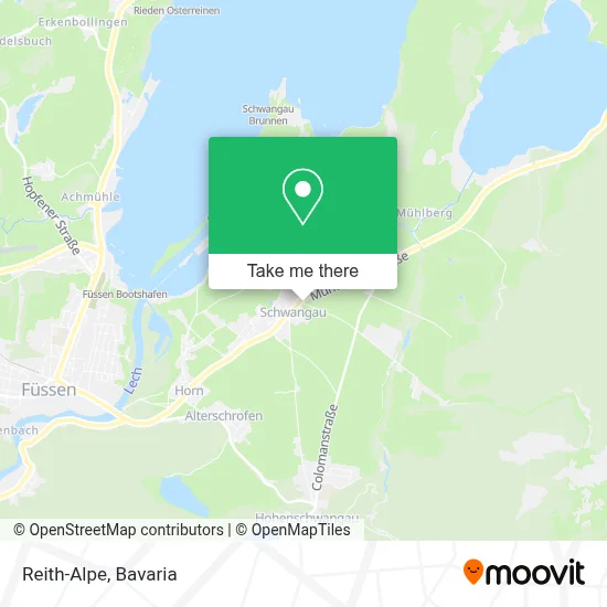 Reith-Alpe map