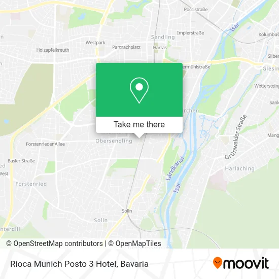 Rioca Munich Posto 3 Hotel map