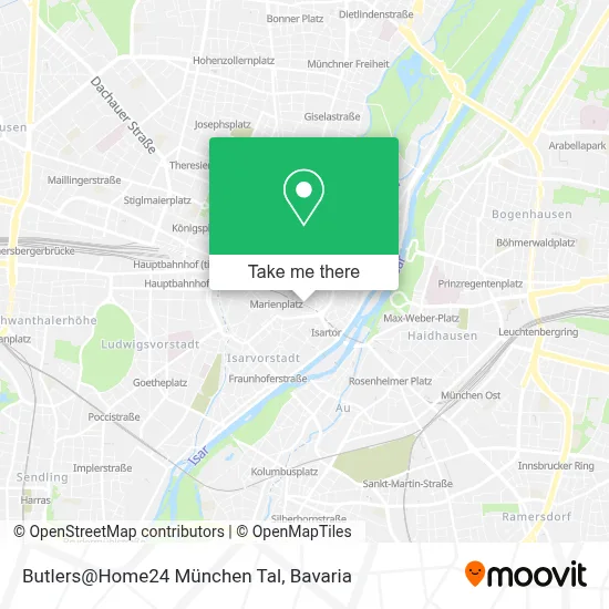Butlers@Home24 München Tal map