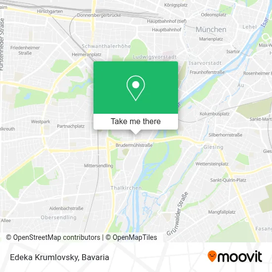 Edeka Krumlovsky map