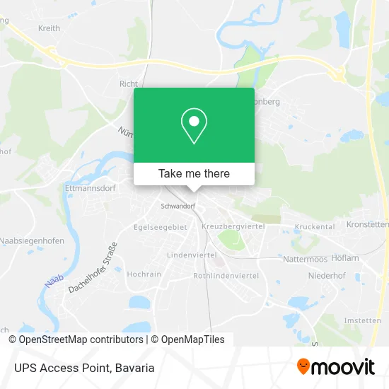 Ups Access Point map