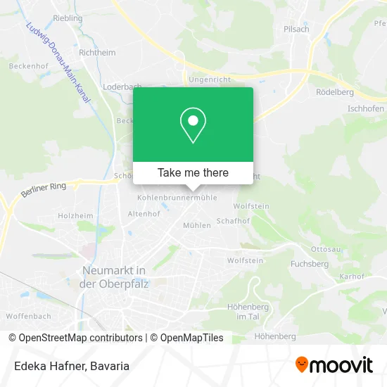 Edeka Hafner map