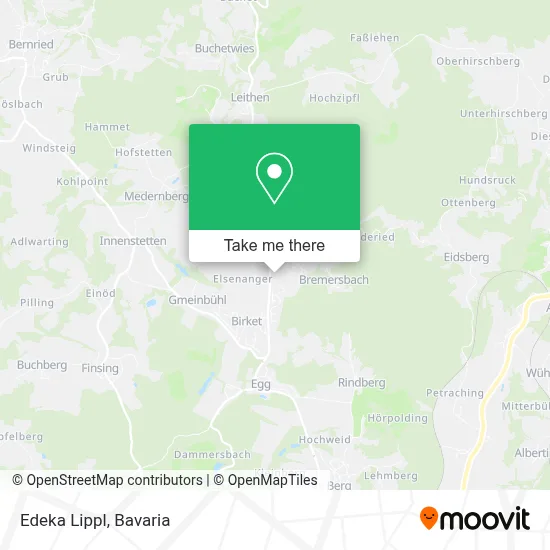Edeka Lippl map