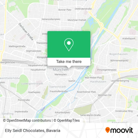 Elly Seidl Chocolates map