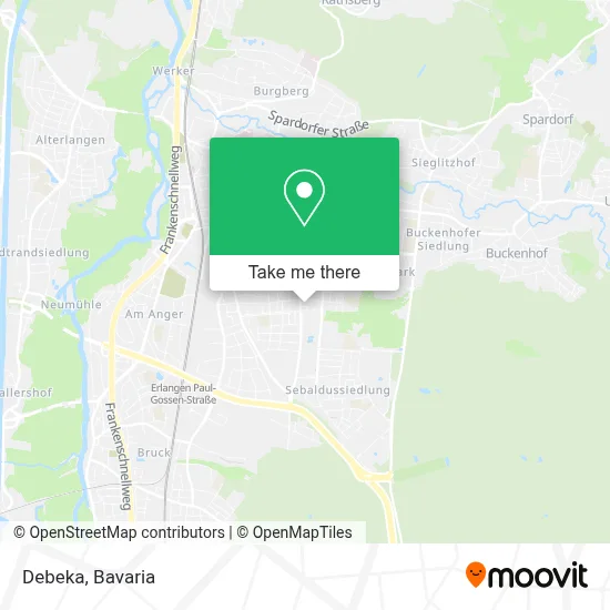 Debeka map