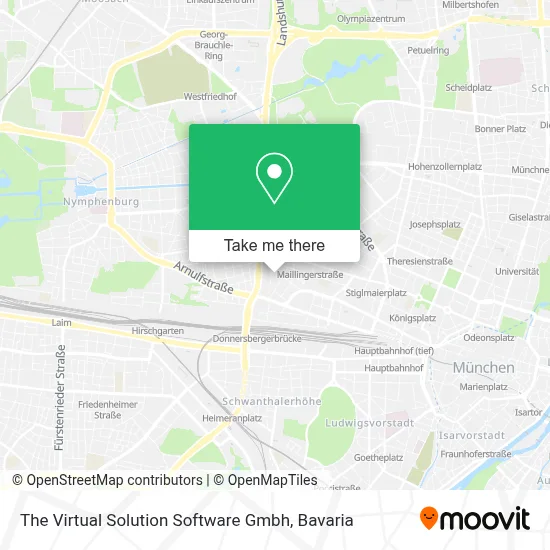 The Virtual Solution Software Gmbh map