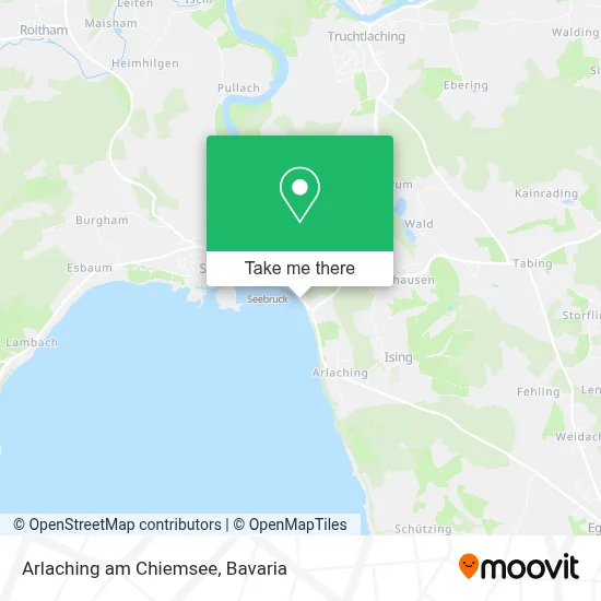 Arlaching am Chiemsee map