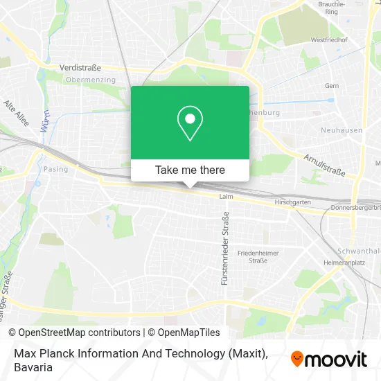 Max Planck Information And Technology (Maxit) map