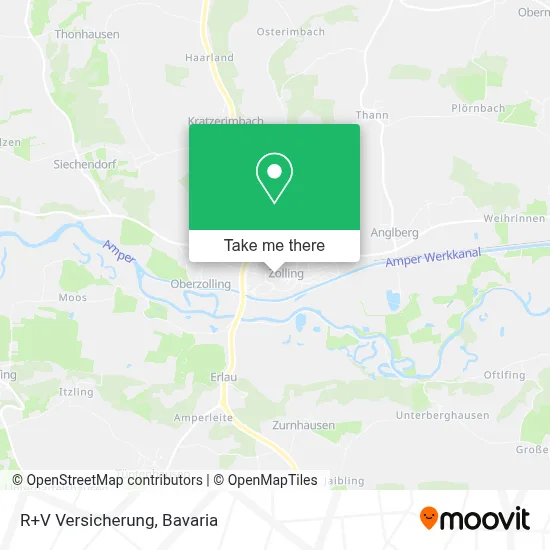 R+V Versicherung map
