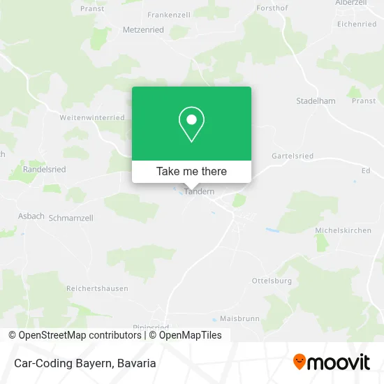 Car-Coding Bayern map