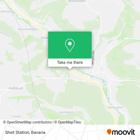 Shell Station map