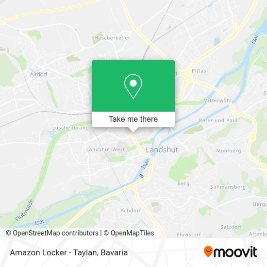Amazon Locker - Taylan map