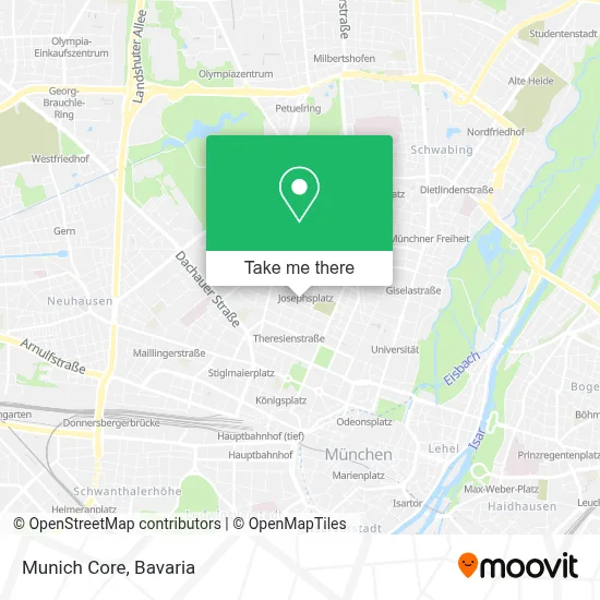 Munich Core map
