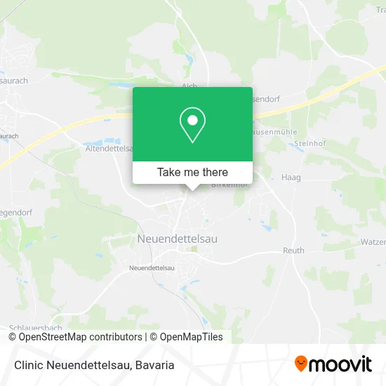 Clinic Neuendettelsau map