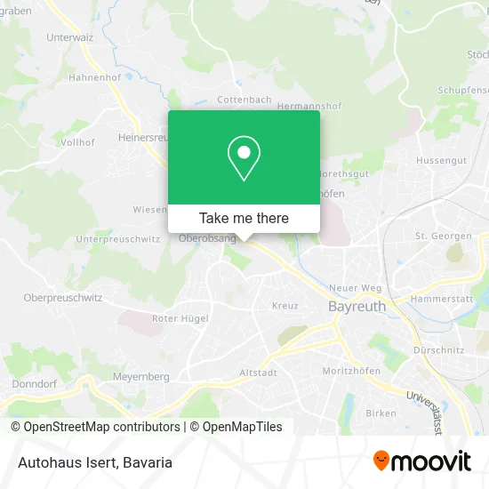 Autohaus Isert map