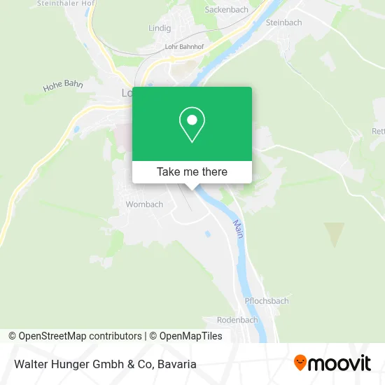 Walter Hunger Gmbh & Co map