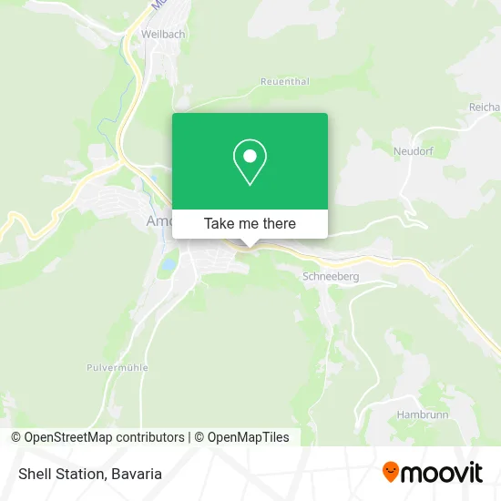 Shell Station map