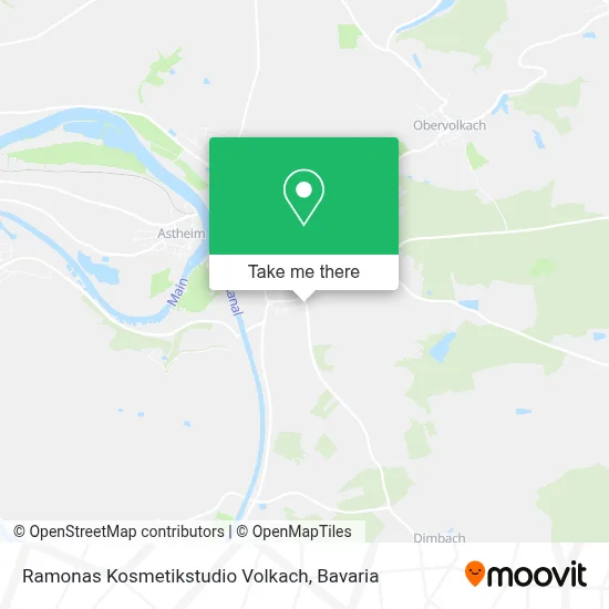 Ramonas Kosmetikstudio Volkach map