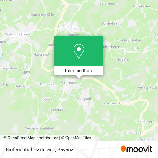 Bioferienhof Hartmann map